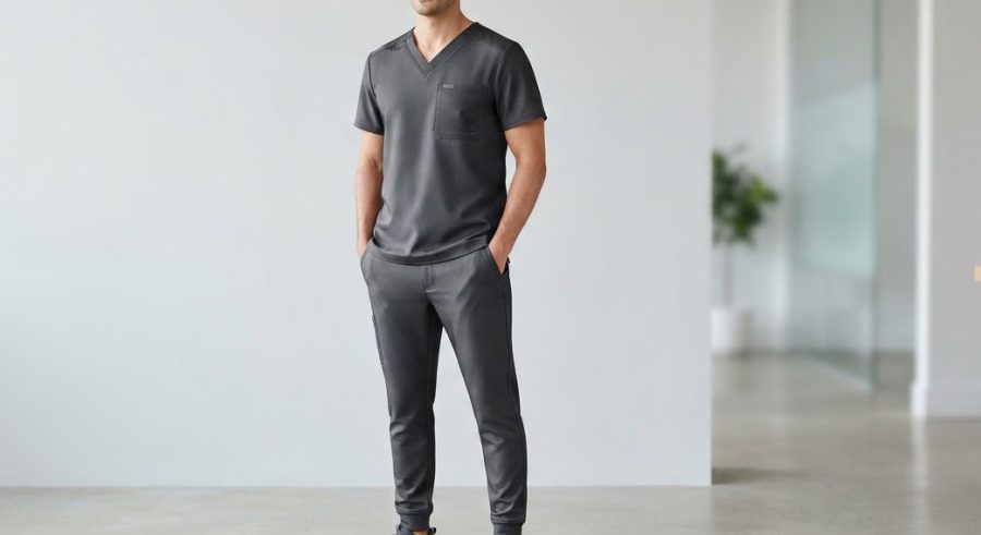 Pro-Stretch Scrub Top — alternate view