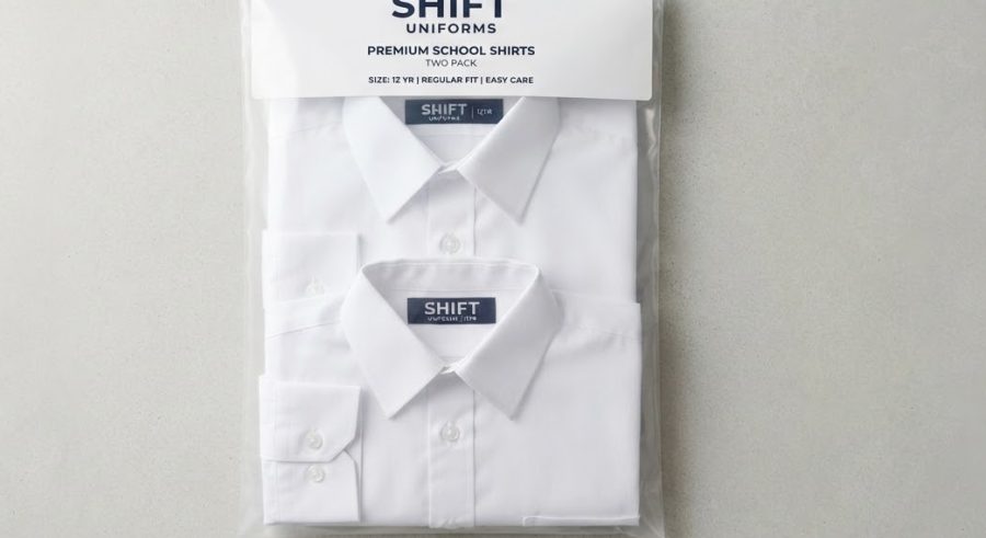 School Shirt 2-Pack — White — alternate view